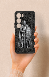 Vivo Y19s Uyumlu Şövalye Desenli Silikon Kılıf