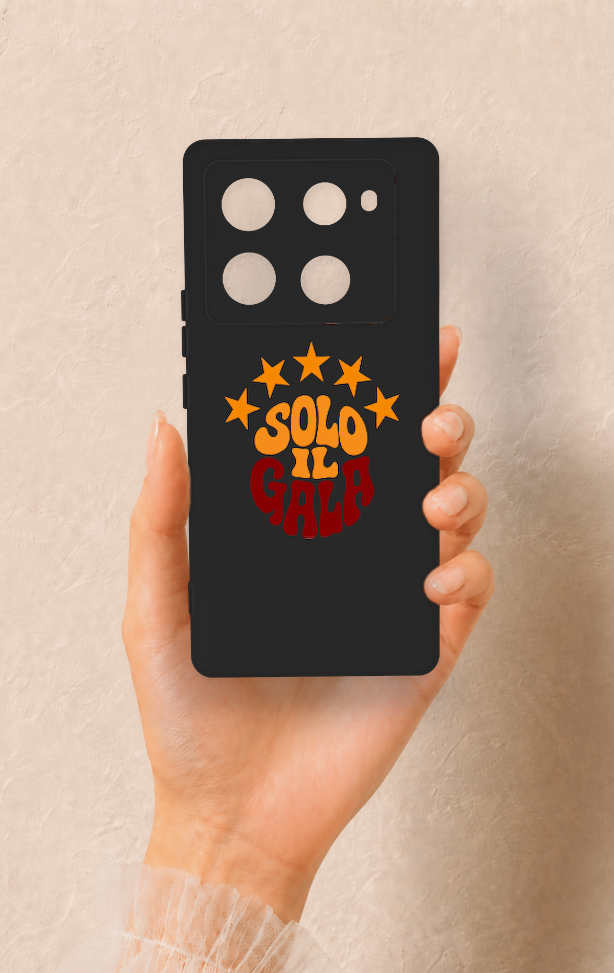 İnfinix Note 40 Pro Uyumlu Solo IL Gala Desenli Silikon Kılıf