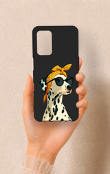 Oppo A55 Uyumlu Cool Dalmaçyalı Desenli Silikon Kılıf