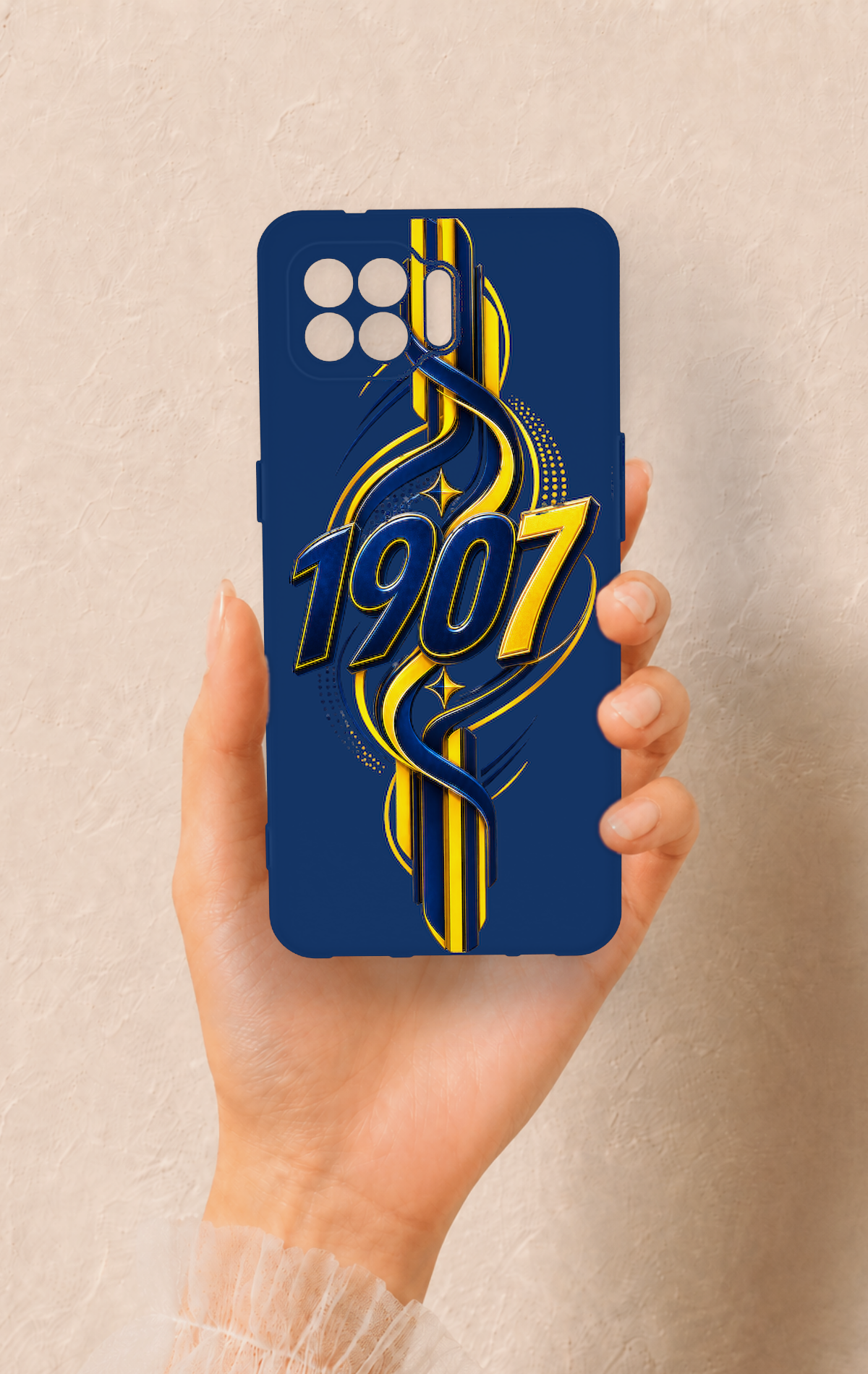 Oppo Reno 4 Lite Uyumlu FB-1907 Desenli Silikon Kılıf