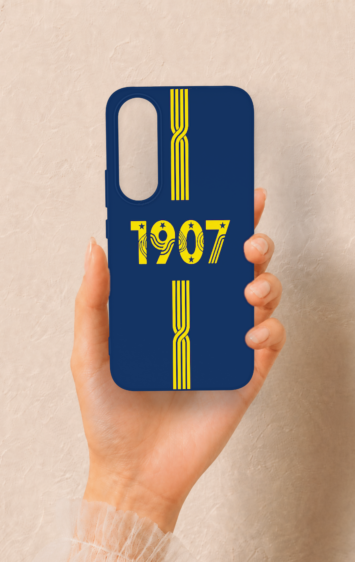 Vivo V70 FE 5G Uyumlu 1907 Kemer Desenli Silikon Kılıf