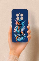 Realme 12 4G Uyumlu Anchor Desenli Silikon Kılıf