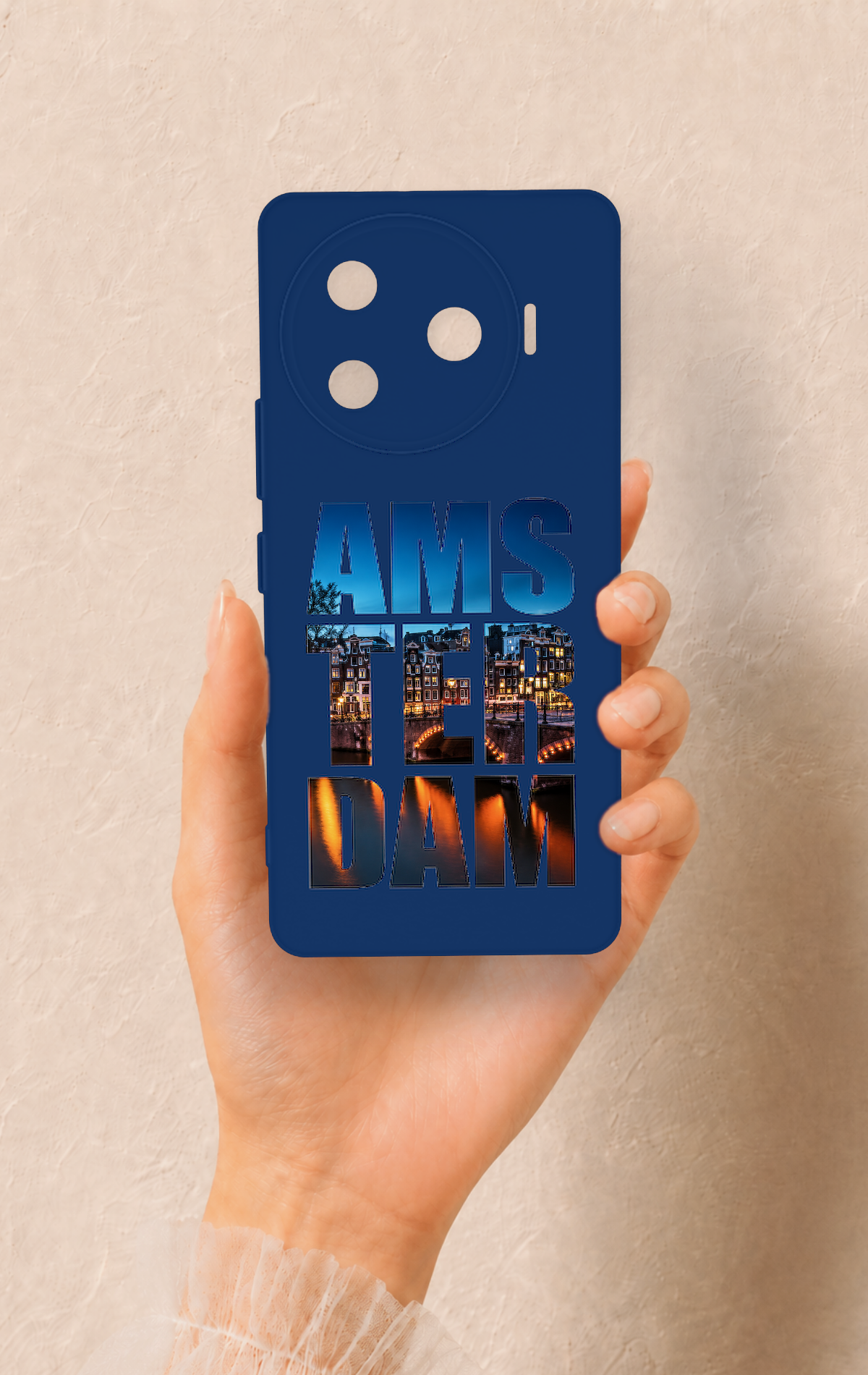 Tecno Camon 30 Pro 5G Uyumlu Amsterdam Desenli Silikon Kılıf