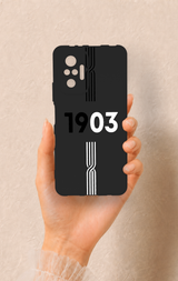 Redmi Note 10 Pro Uyumlu 1903 Kemer Desenli Silikon Kılıf