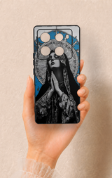 İnfinix Note 40 Pro Uyumlu Rahibe Desenli Silikon Kılıf