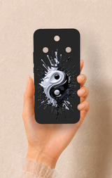 Honor Magic 8 Lite Uyumlu İyi ve Kötü Desenli Silikon Kılıf