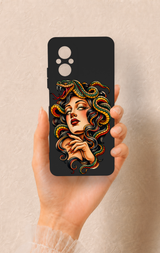 Realme 12 Lite Uyumlu Medusa Desenli Silikon Kılıf