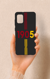 Samsung A31 Uyumlu 1905 Kemer Desenli Silikon Kılıf