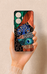 Realme C55 Uyumlu Amazon Kaplan Desenli Silikon Kılıf