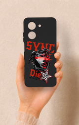 Redmi A5 Uyumlu Sync Die Desenli Silikon Kılıf