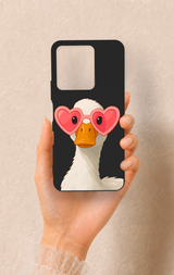 Vivo Y35 Uyumlu Aşık Ördek Desenli Silikon Kılıf