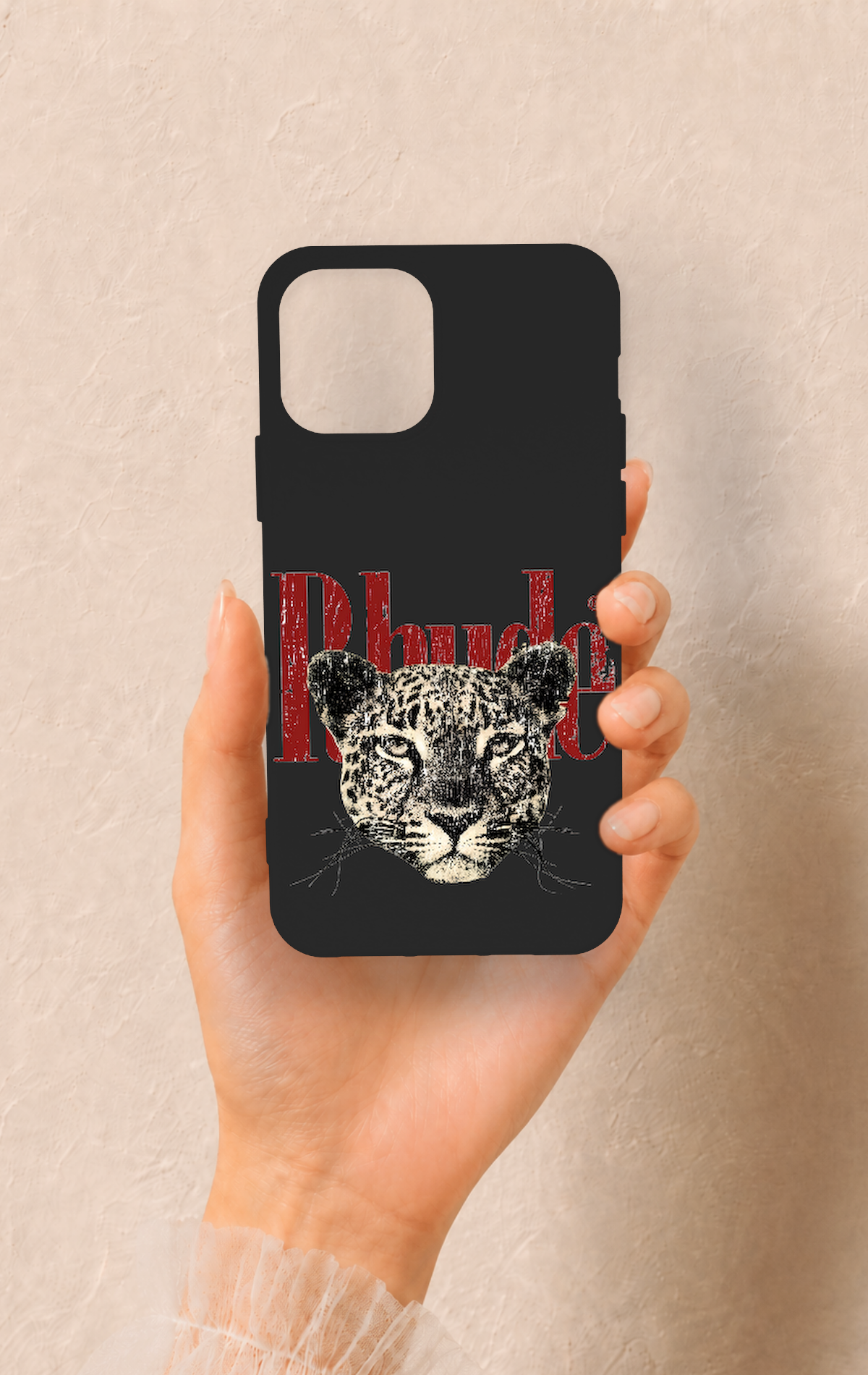 iPhone 12-12PRO Uyumlu Rhude Desenli Silikon Kılıf