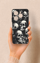 Tecno Spark 20 Pro Uyumlu Kuru Kafa Desenli Silikon Kılıf