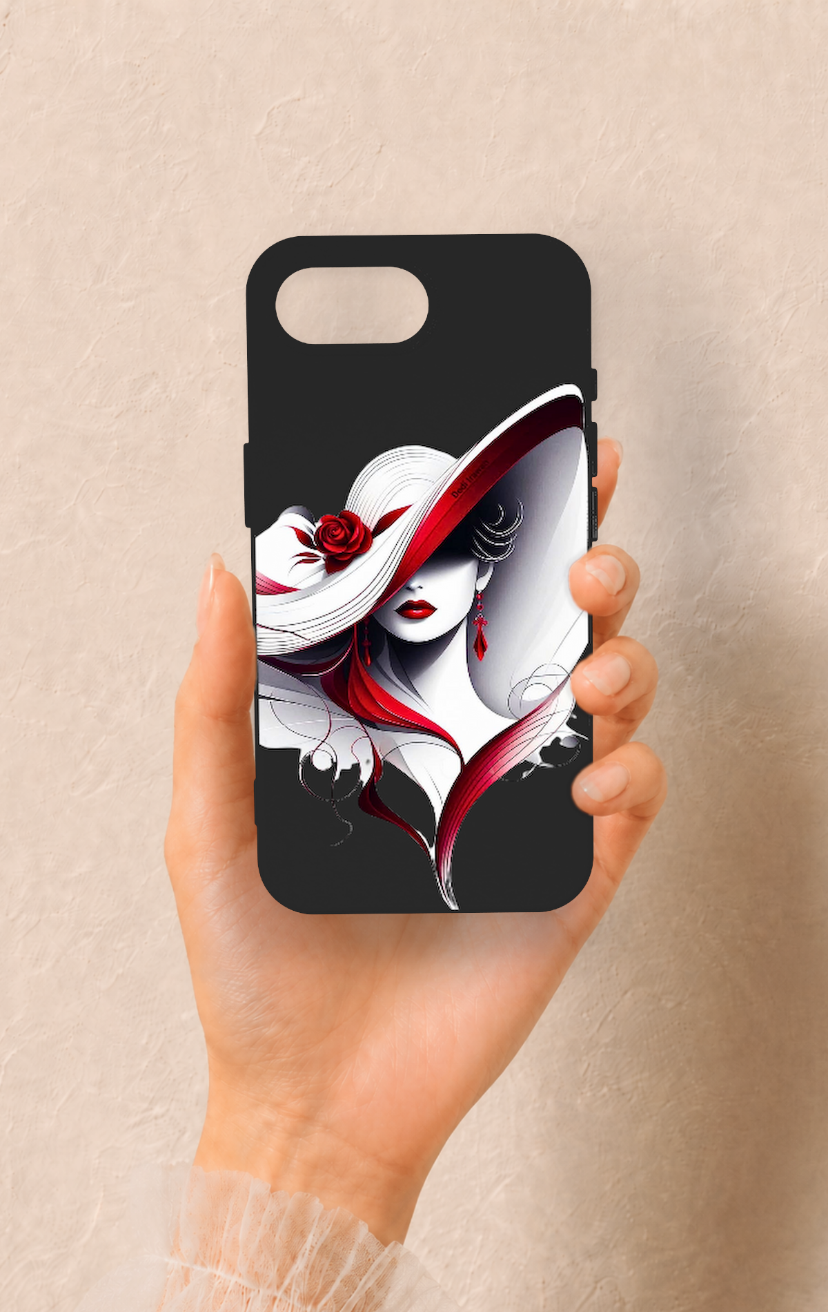 iPhone 16E Uyumlu Matmazel Desenli Silikon Kılıf