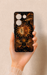 Tecno Camon 20 Pro Uyumlu Mistik Güneş Desenli Silikon Kılıf