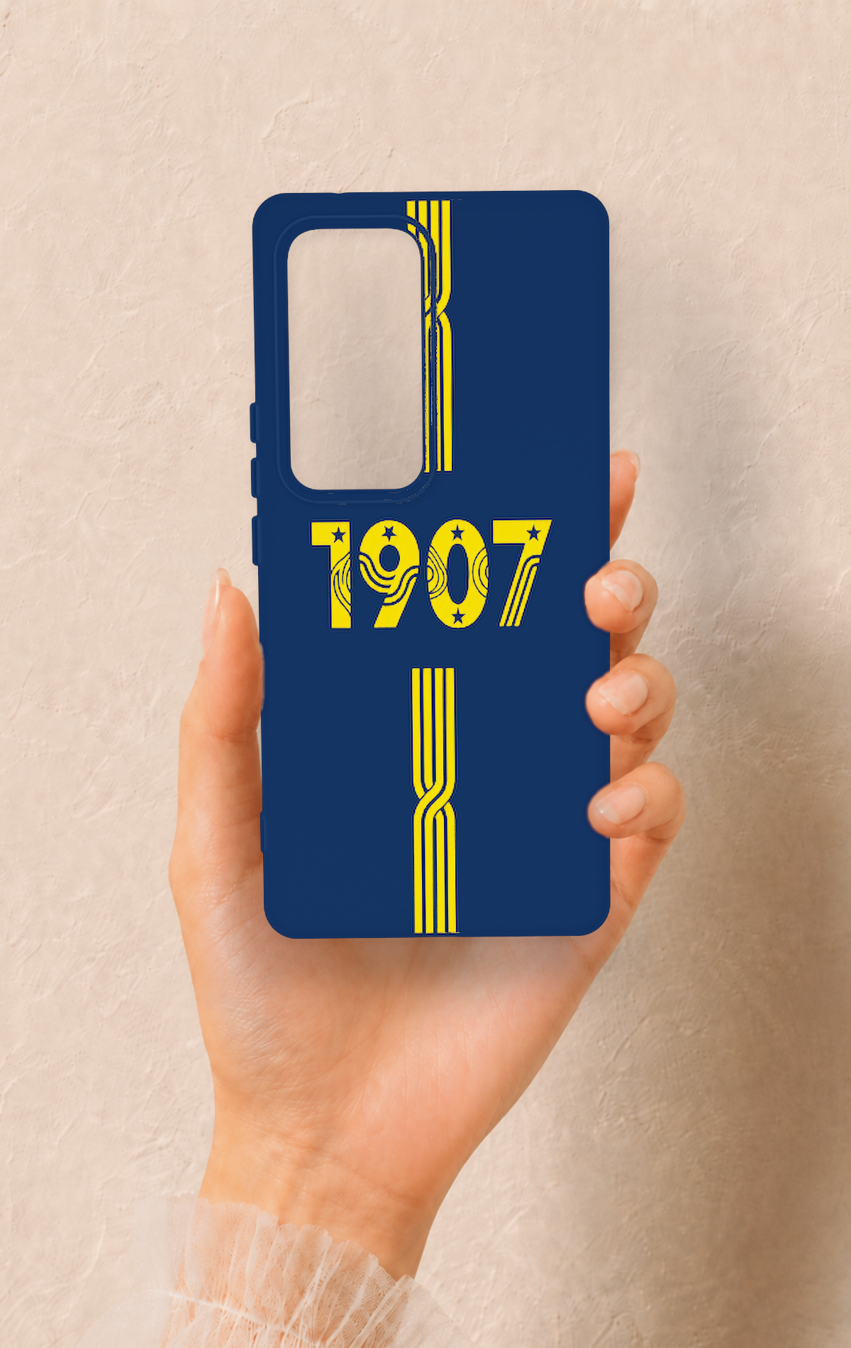 Vivo V30 Uyumlu 1907 Kemer Desenli Silikon Kılıf