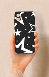 Samsung A05 Uyumlu Siyah Mega Star Desenli Silikon Kılıf