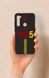 Redmi Note 8 Uyumlu 1905 Kemer Desenli Silikon Kılıf