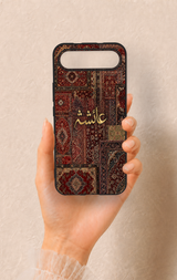 Tecno Spark Slim Uyumlu Vintage Halı Desenli Silikon Kılıf