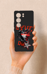 Vivo V29 Uyumlu Sync Die Desenli Silikon Kılıf
