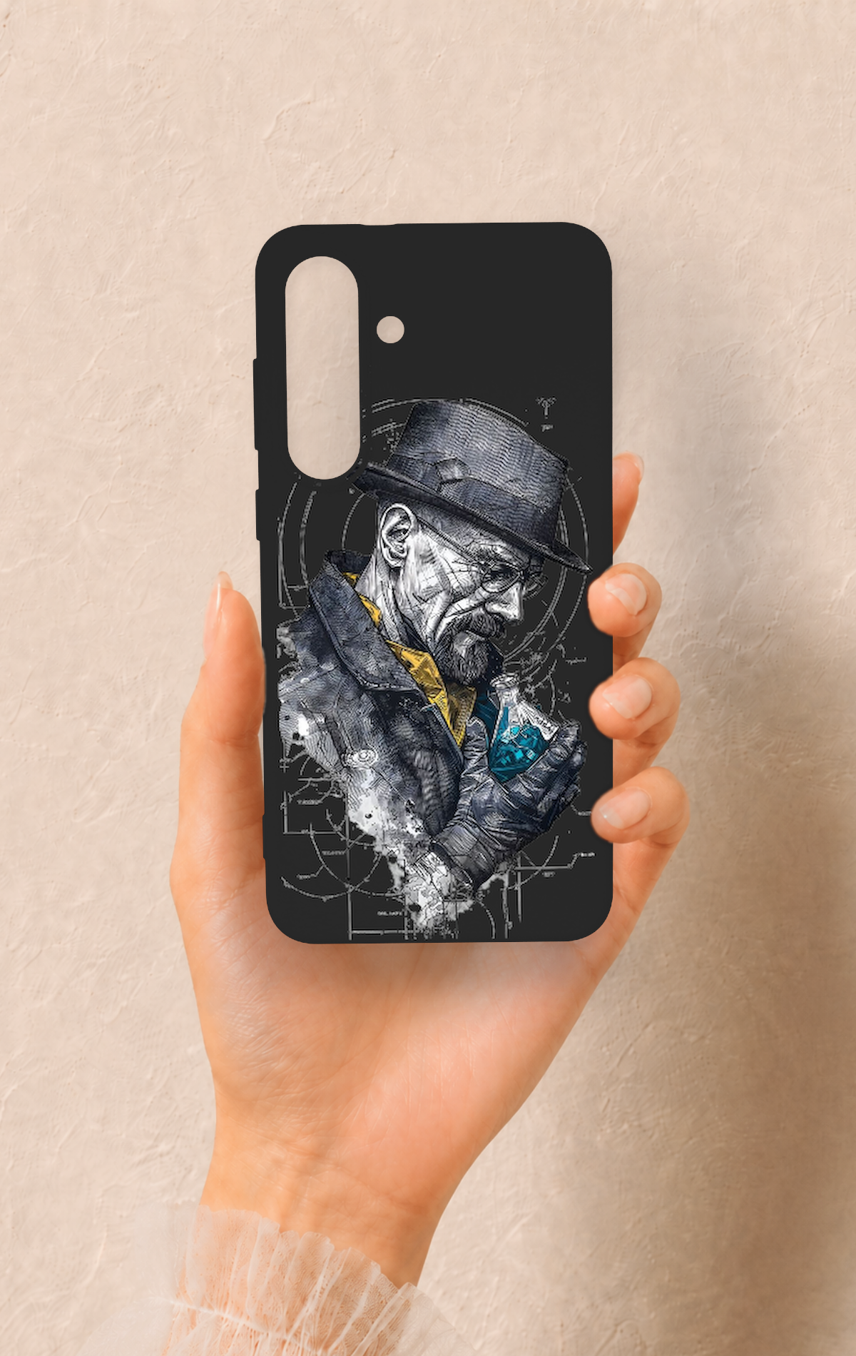 Samsung S25Fe Uyumlu Walter White Desenli Silikon Kılıf