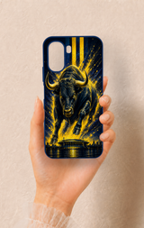 Oppo A6T Uyumlu Kadiköy Boğası Desenli Silikon Kılıf