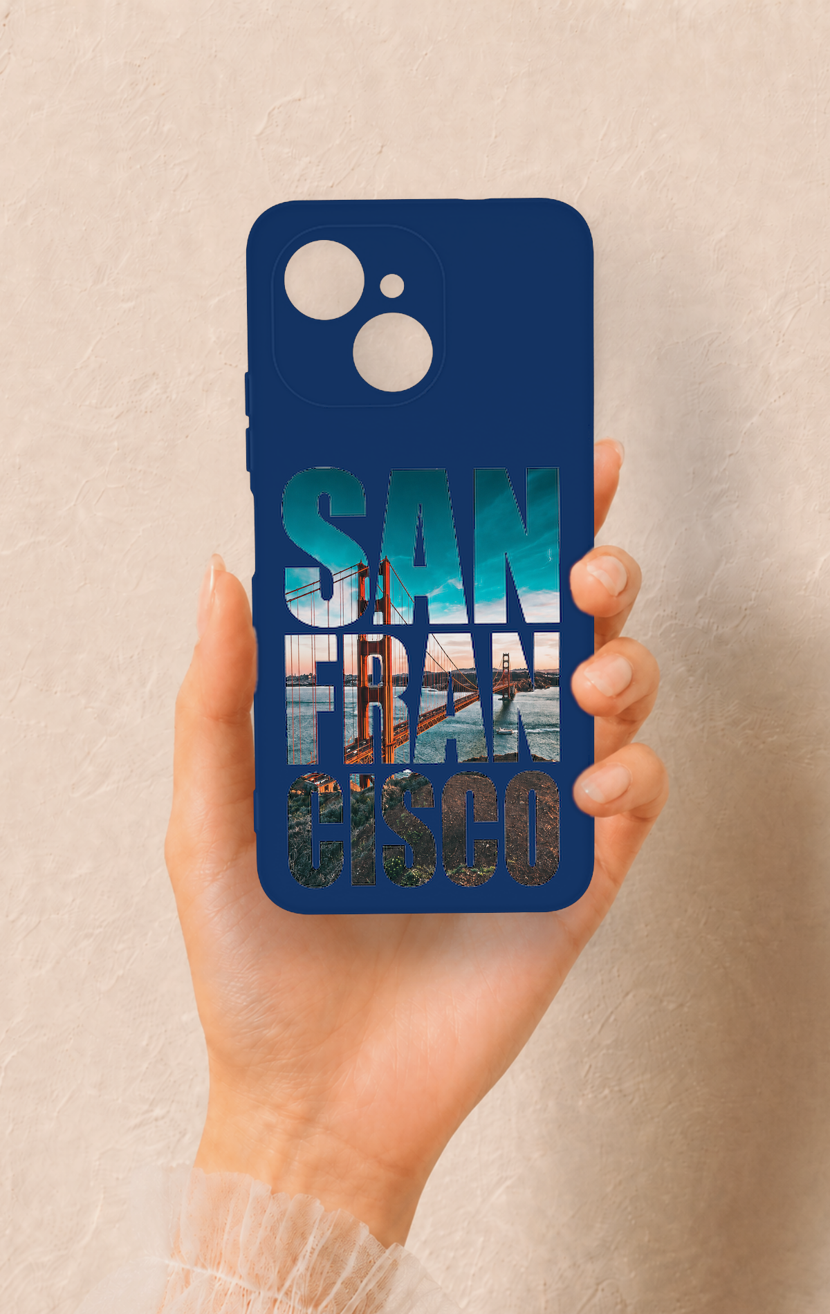 Tecno Spark 40C Uyumlu San Francisco Desenli Silikon Kılıf