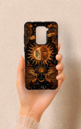 Redmi Note 9 Uyumlu Mistik Güneş Desenli Silikon Kılıf