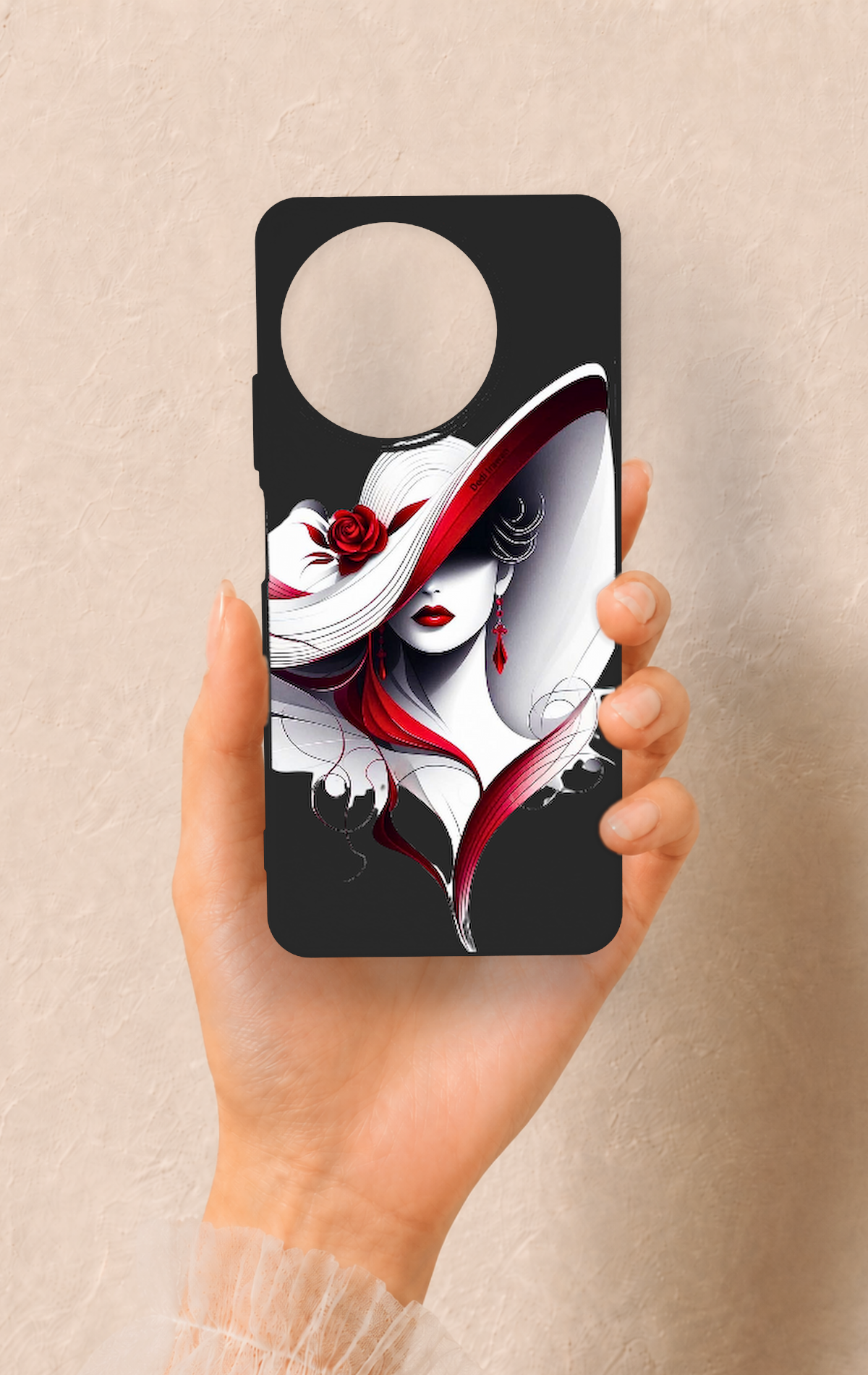 Realme 11 Uyumlu Matmazel Desenli Silikon Kılıf