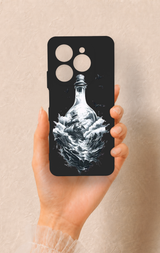 Tecno Spark 20 Pro Uyumlu Secret Sea Desenli Silikon Kılıf