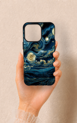 iPhone 13 Pro Uyumlu Yıldızlı Gece Desenli Silikon Kılıf