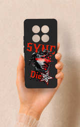 Redmi Note 14 Pro 5G Uyumlu Sync Die Desenli Silikon Kılıf