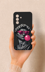 Samsung A17 Uyumlu Pop David Desenli Silikon Kılıf