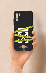 Reeder S19 Max Pro S Uyumlu Off White Desenli Silikon Kılıf