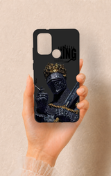 Casper Via F20 Uyumlu King Desenli Silikon Kılıf
