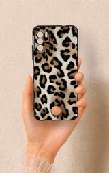 Reeder S19 Max Pro S Uyumlu Leopar Derisi Desenli Silikon Kılıf