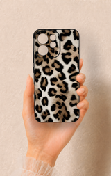 Oppo Reno 15F Uyumlu Leopar Derisi Desenli Silikon Kılıf