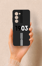 Oppo A5 5G Uyumlu 1903 Kemer Desenli Silikon Kılıf