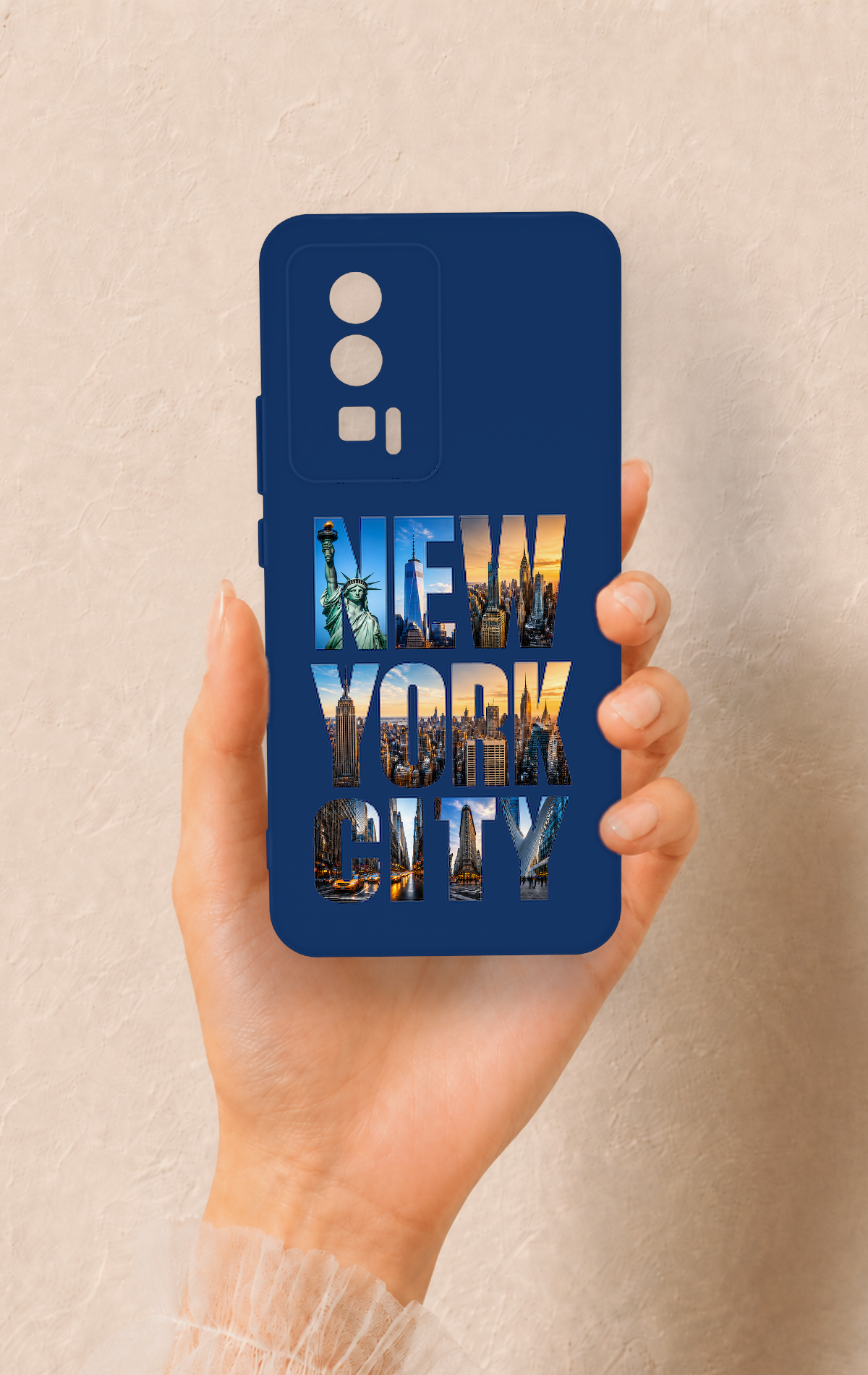 Poco F5 Pro Uyumlu New York City Desenli Silikon Kılıf