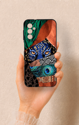 Samsung M13 Uyumlu Amazon Kaplan Desenli Silikon Kılıf