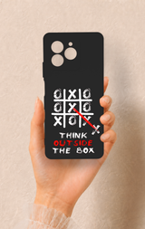Omix X7 Uyumlu Out Side The Box Desenli Silikon Kılıf