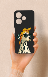 Redmi 13 4G Uyumlu Cool Dalmaçyalı Desenli Silikon Kılıf