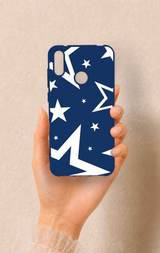 Huawei Y7 2019 Uyumlu Mega Star Desenli Silikon Kılıf