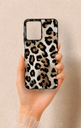Casper Via M40 Uyumlu Leopar Derisi Desenli Silikon Kılıf