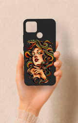 Realme C25 Uyumlu Medusa Desenli Silikon Kılıf