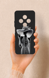 Redmi 14C Uyumlu Lady Desenli Silikon Kılıf
