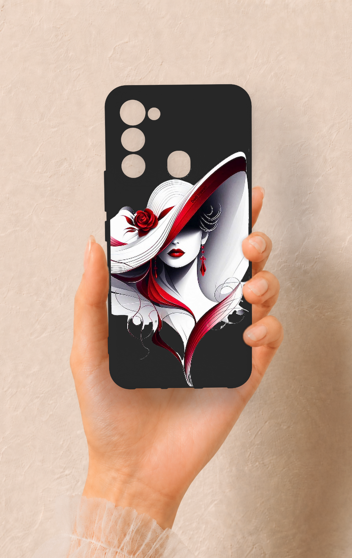 Tecno Spark 8C Uyumlu Matmazel Desenli Silikon Kılıf