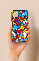 Huawei P40 Lite Uyumlu Britto Garden Desenli Silikon Kılıf