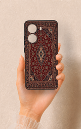 Poco X7 Pro Uyumlu Acem Halı Desenli Silikon Kılıf