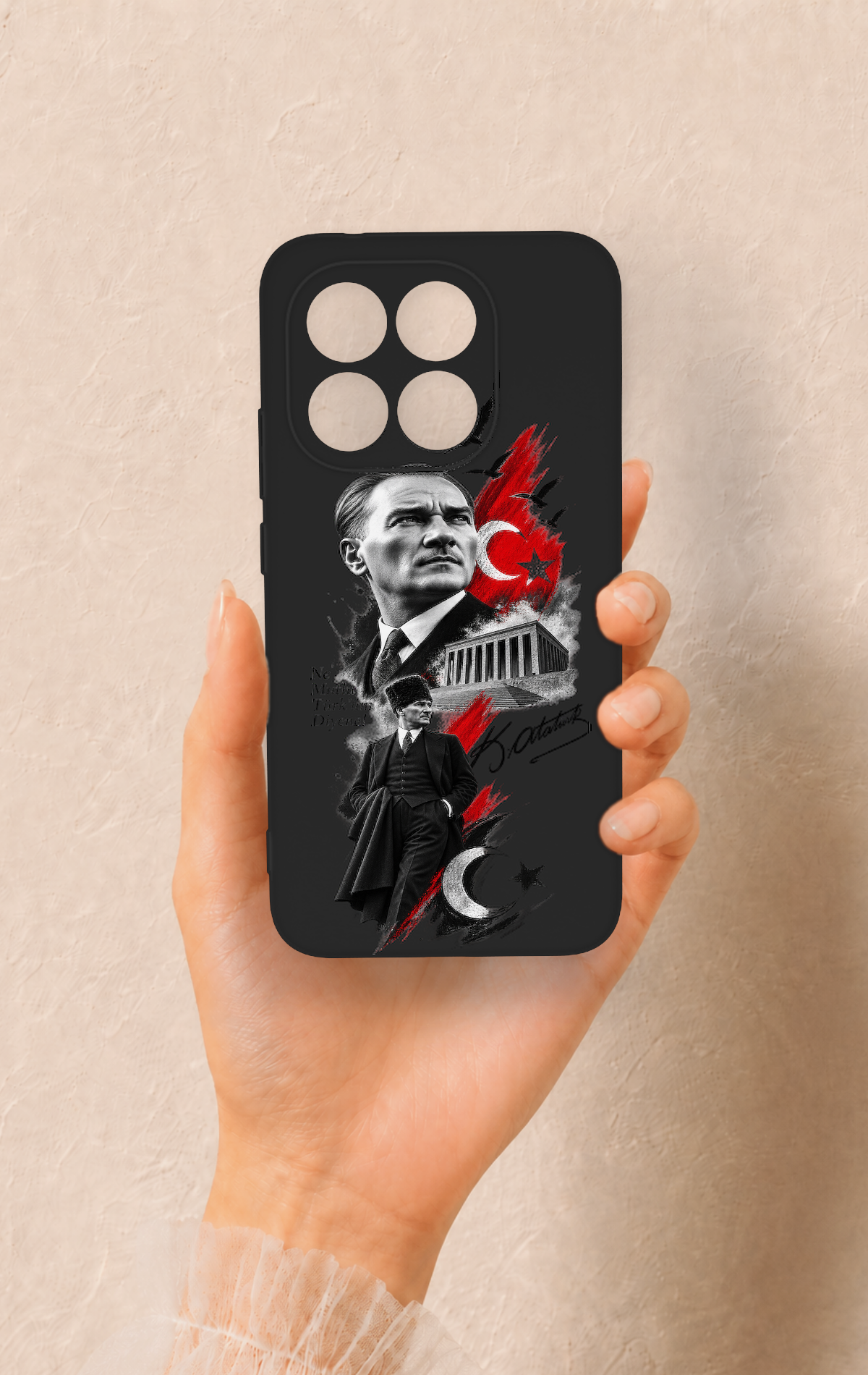 Mi 15T 5G Uyumlu Atatürk Anıtkabir Desenli Silikon Kılıf